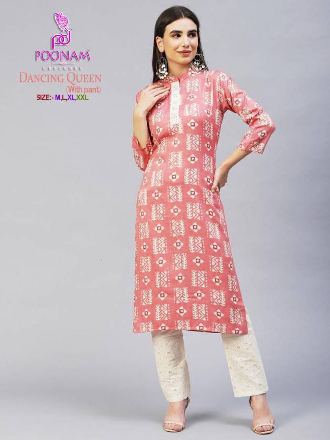 Dancing Queen By Poonam Kurti With Bottom Catalog
